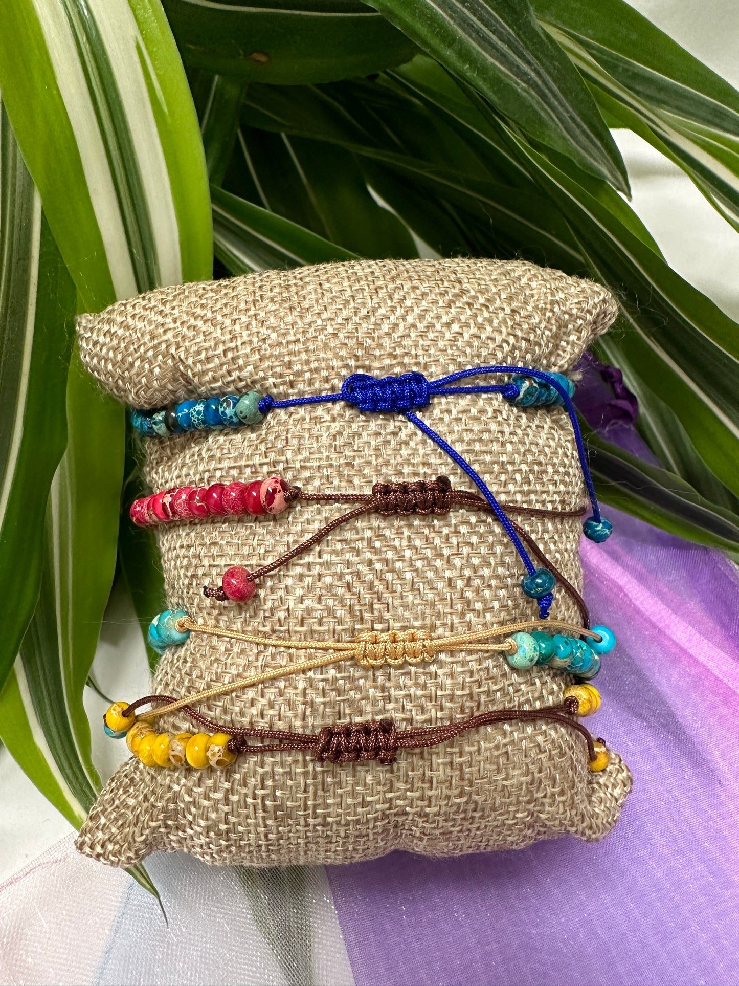 Bracelet with Gift Bag ~ Stackable ~ Cute, BoHo, Hippy ~ Natural Stone ~Free Shipping