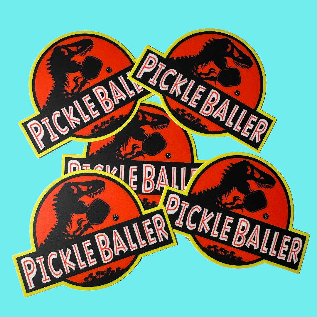 Pickleball/ VINYL STICKER/pickle ball sticker/water bottle/pickleball gift/sport sticker/'Angel' Sticker!
